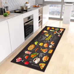 Modern Kitchen Floor Mat Home Entrance Doormat Living Room Bedroom Decor Carpet Hallway Balcony Bathroom Door Anti-Slip Foot Rug