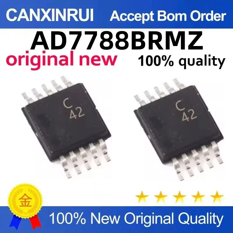 AD7788 AD7788BRM AD7788BRMZ Silkscreen COX MSOP10 Digital-to-Analog Converter Chip