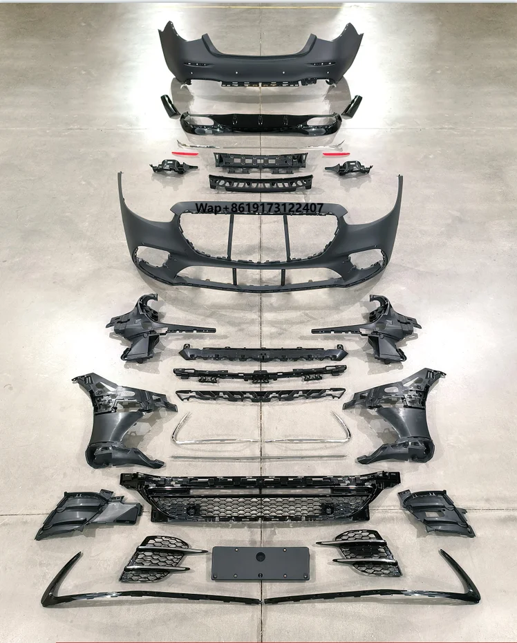

Body Kit for W223( 2021+) Modified Upgrade S450 Kit 1:1 Front and Rear Bumper Side Skirt Accessories