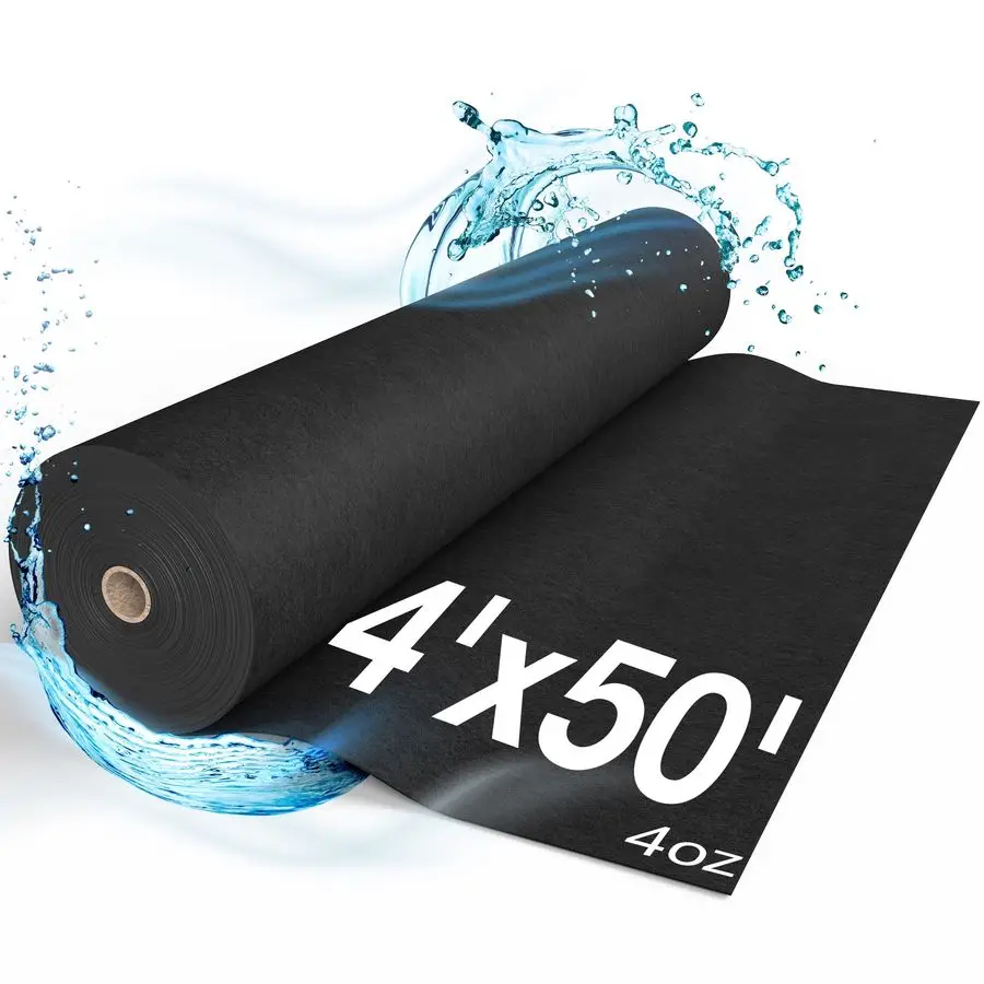 

Woven Geotextile Fabric for Landscape Projects, French Drains, Retaining Walls, Underlayment, Drainage, Professional Constructio