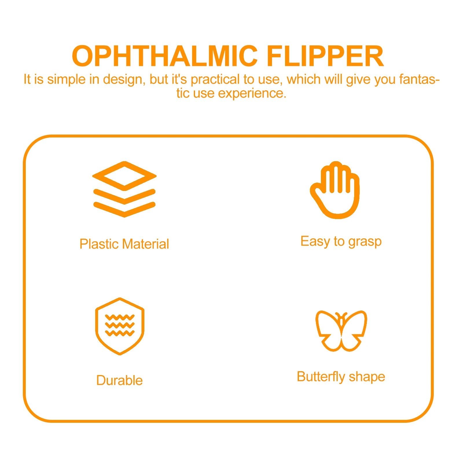 

2pcs Glasses Accessories Optical Flipping Tool Professional Eye Care High Quality Vision Test Flipper Jig Plastic
