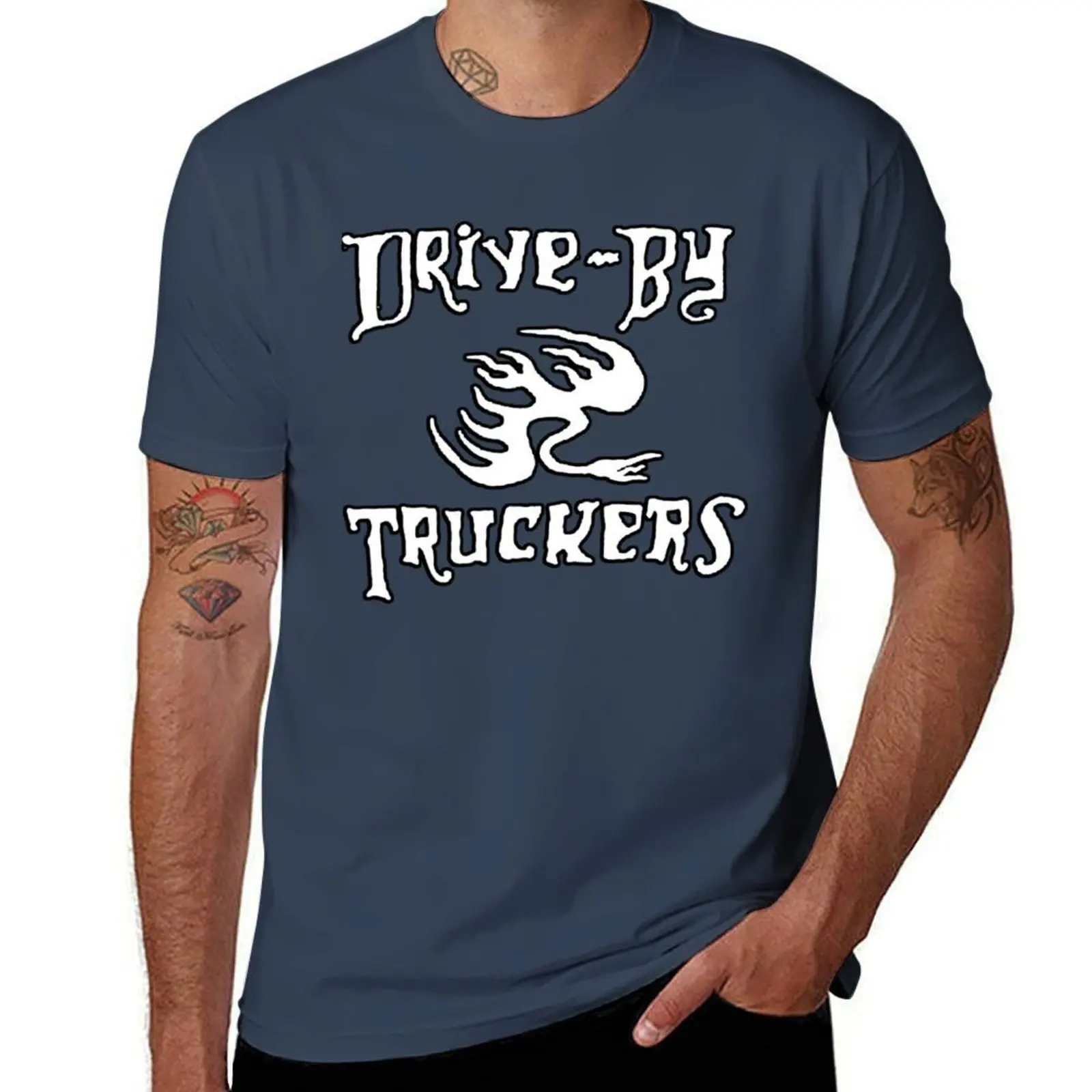 

DRIVE THE country TRUCKERS BY alternative T-Shirt Athletic Fit Sports Short Sleeve Top