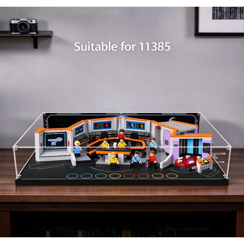 Plastic Translucent Building Blocks High Definition Acrylic Display Case for Lego 11385 Model, Dustproof ...