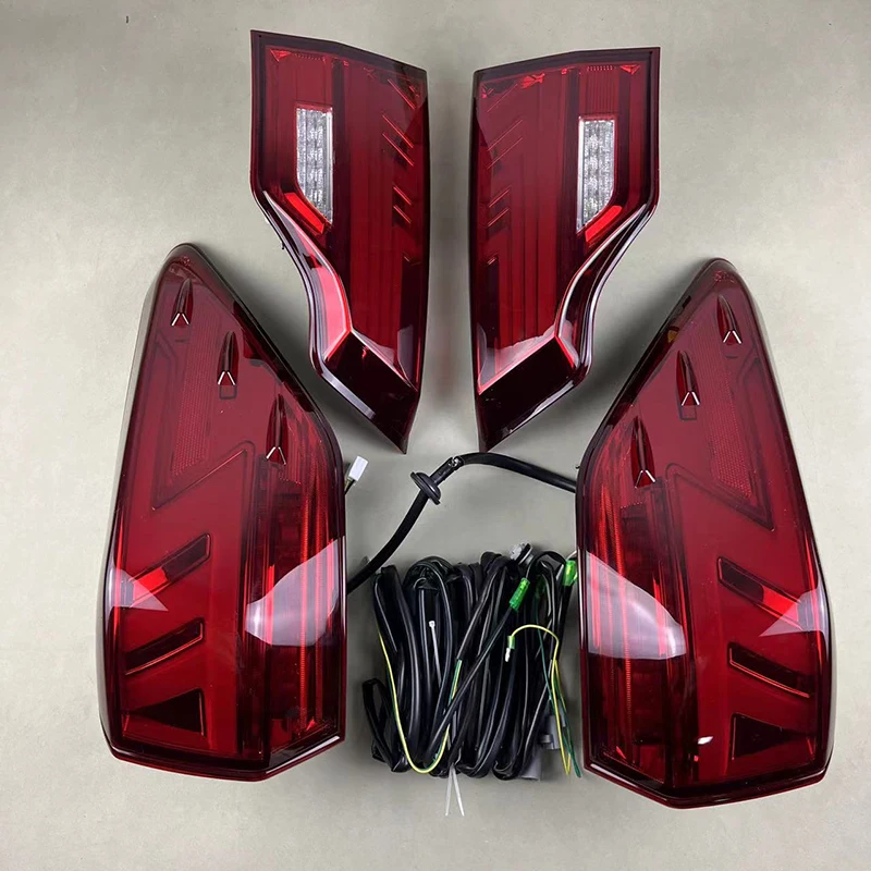 Taillight Assembly Suitable for Toyota Highlander 2014 2015- 2020 LED Tail Lights Rear Back Lamp DRL Start UP Animation Assembly