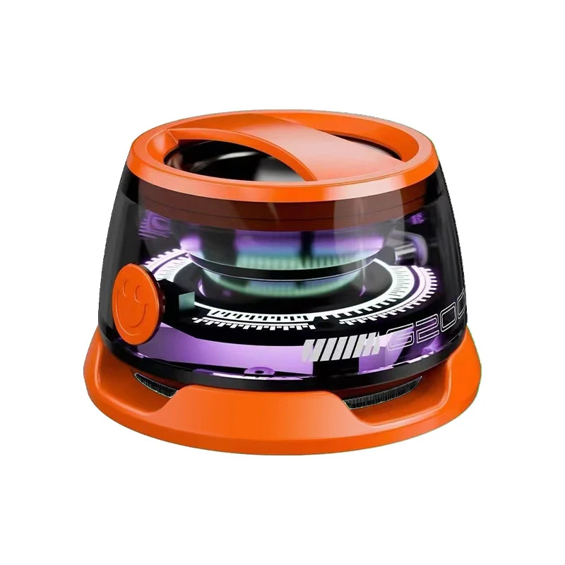 VIKEFON Draagbare Bluetooth-luidspreker HECATE G200 RGB-verlichting Magnetische luidspreker BT5.3 Mini-klankkast 7-uurs afspelen Telefoonhouder - afbeelding 1