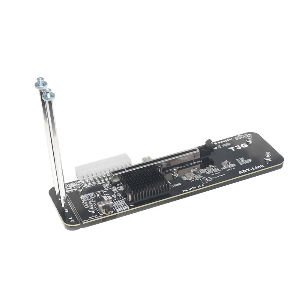 

2025 hot sale UT3G for NUC ITX STX PC External Graphics Card Dock USB4 to PCIex16 Connector EGPU Adapter Support Thunderbolt4/3-