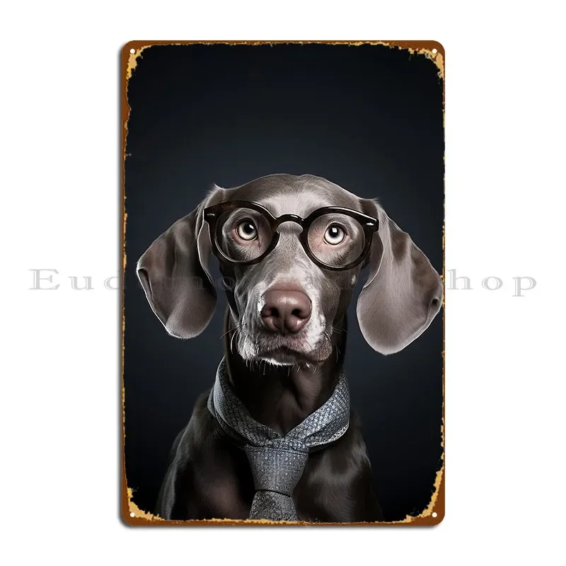 Mr Weimaraner Metal Plaque Poster Party Club Plaques Plates Customize Home Tin Sign Poster