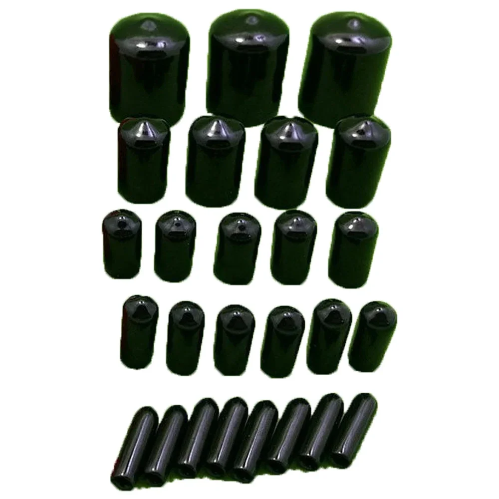 5-50 шт. красные, черные резиновые заглушки, виниловые защитные заглушки с винтами, болты, защитные чехлы, антикоррозийные, пыленепроницаемые