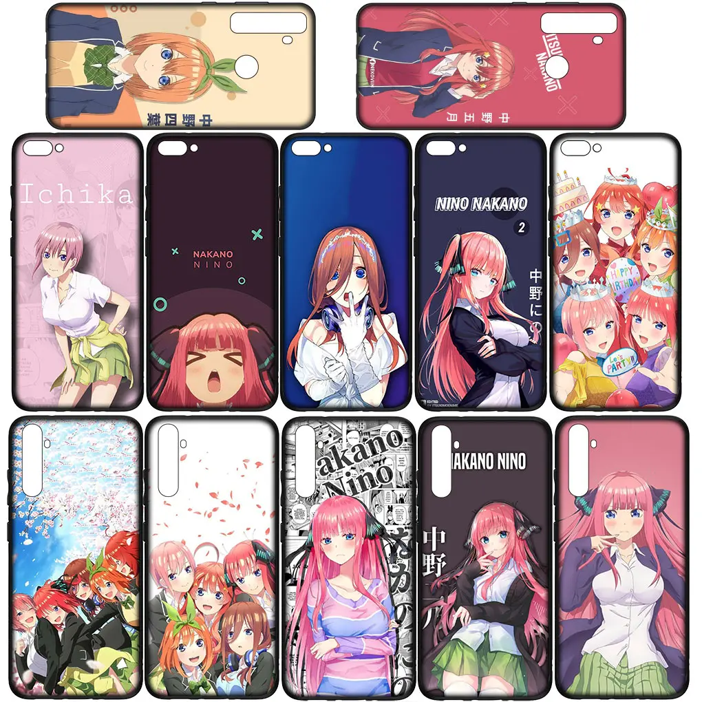 Nakano Ichika Miku Itsuki Nino Yotsuba Phone Cover for OPPO A17 A15 A16 A17K A16K A53 A54 A96 A95 A94 A74 A78 A58 A38 A57 Case