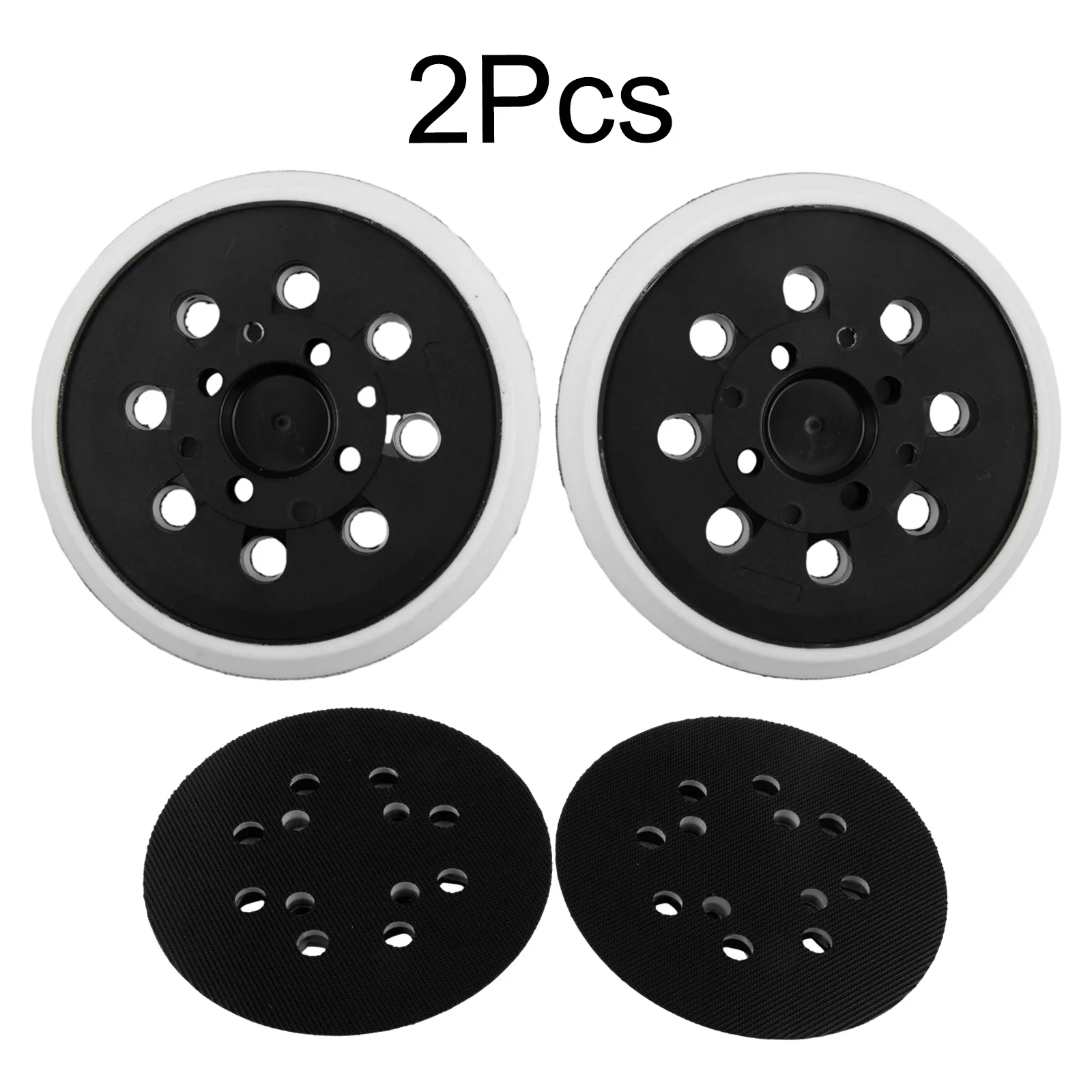 

2Pc Polishing Pad 125mm Backing Pad Hook And Loop Disc Holder For Bosch PEX 300 AE 400 AE 4000 AE Electric Polisher Grinder Tool