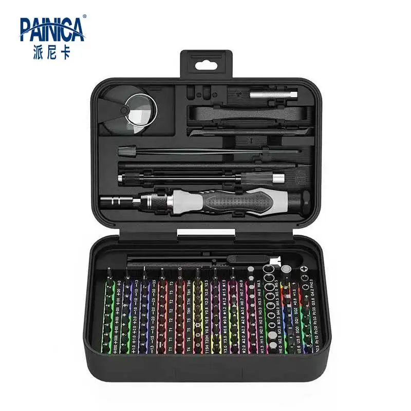 132 in 1 Precision Screwdriver Set Professional Hand Tool Kit Magnetic Torx Phillips Bits for iPhone Xiaomi Watch Camera Drone