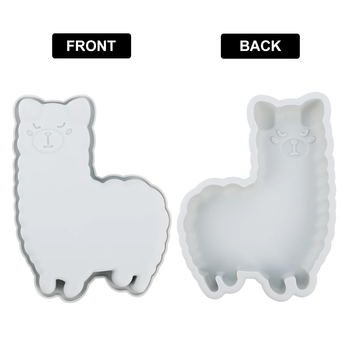 

2pcs Alpaca Cake Mold 6 Inch Silicone Baking Mold DIY Kitchen Tool Random Color Easy Clean Heat Resistant Oven Safe