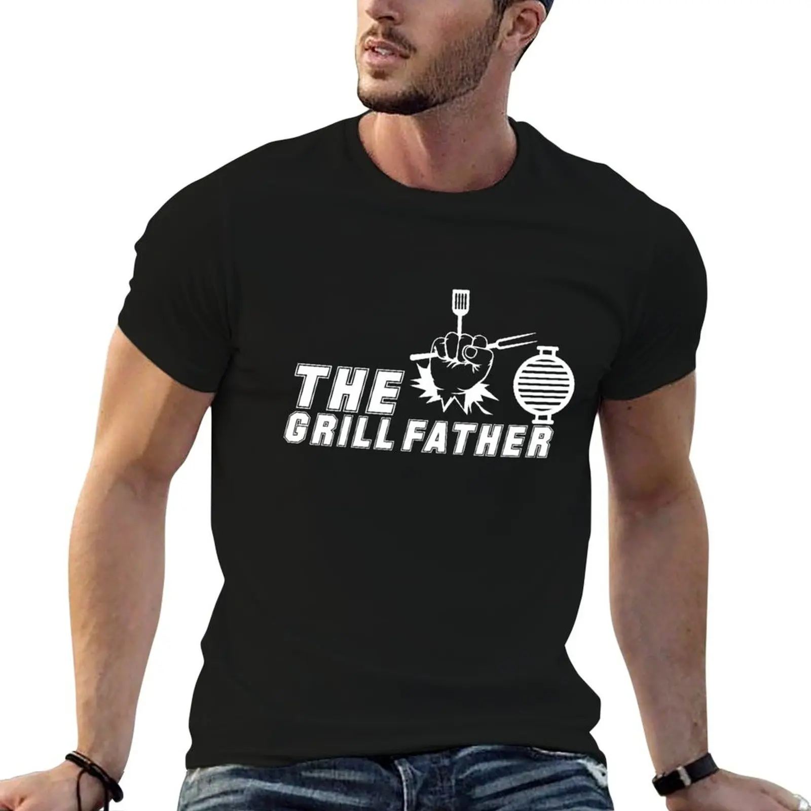 The Grillfather T-Shirt plus size tops summer top quick drying mens tall t shirts