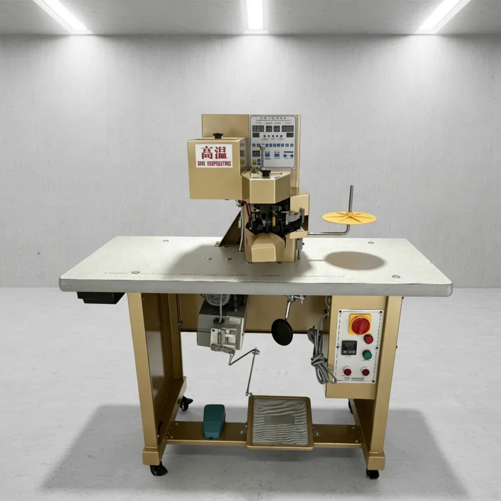 Leather Pvc Pu Eva Cloth Material Shoes Upper Insole Hot Cement Edge Folding Binding Machine New Gluing Folding Machine