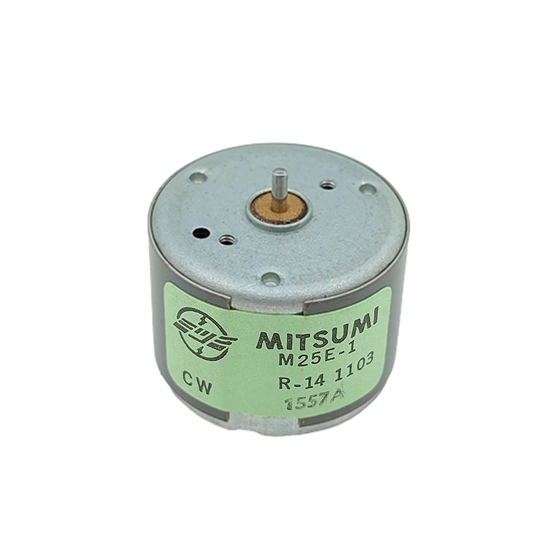 MITSUMI M25E-1 R-14 Mini 25mm Electric Motor DC 3V 5V 6V 9V 12900RPM Micro Round Spindle Motor Metal Brush DIY Hobby Toy Model