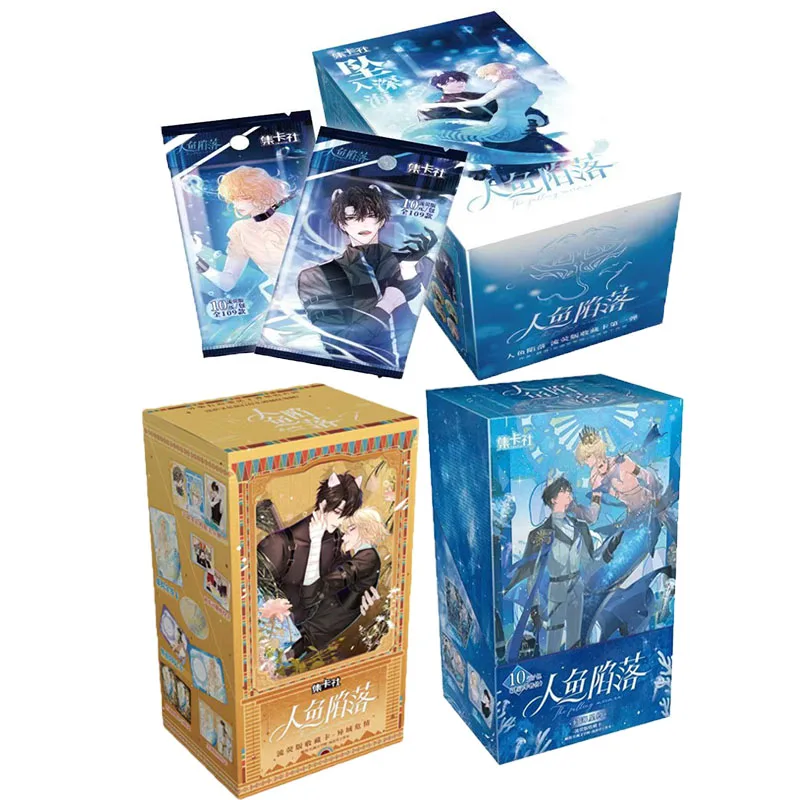 

card.fun The Fall of The Mermaid Cards Anime Figure Collection Cards Mistery Boxes Board Games Kids Toys Birthday Gifts In Stock