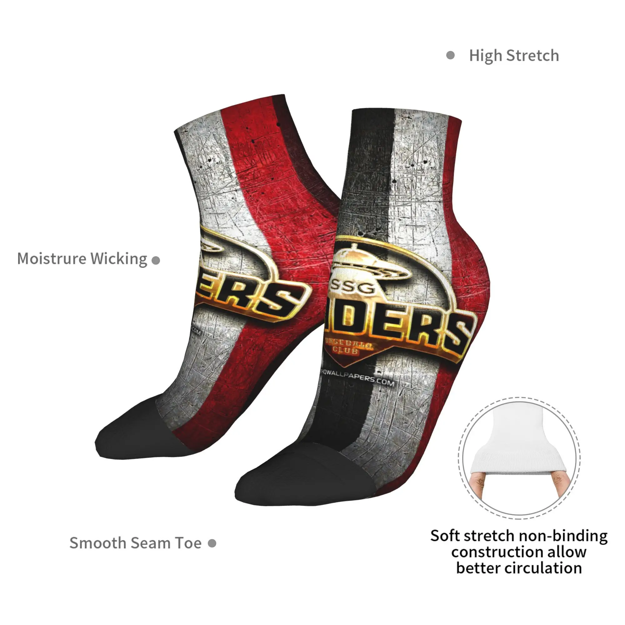 SSG LANDERS Socks Harajuku Super Soft Stockings All Season Socks Accessories for Man's Woman's Gifts