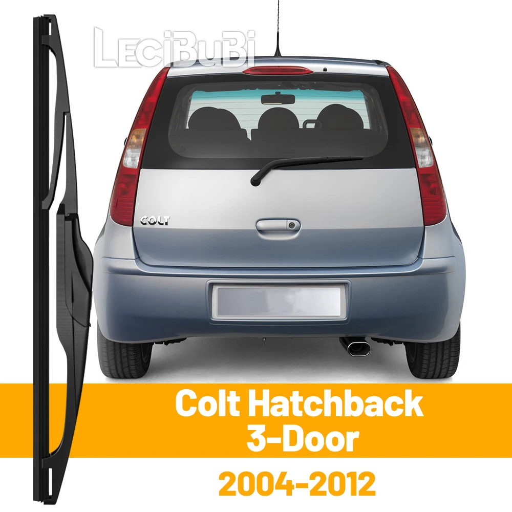 Für Mitsubishi Colt Schrägheck 3-Türer 2004-2012 2005 Heckscheibe Scheibenwischerblatt Heckklappe Fensterwischer Zubehör