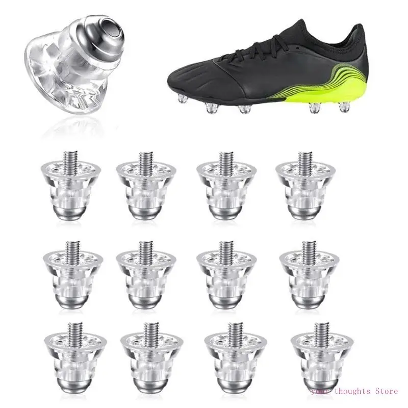

12Pcs Football Spikes Nails Football Replacement Soccer Cleats for Training Competition Easily to Install 4XBB