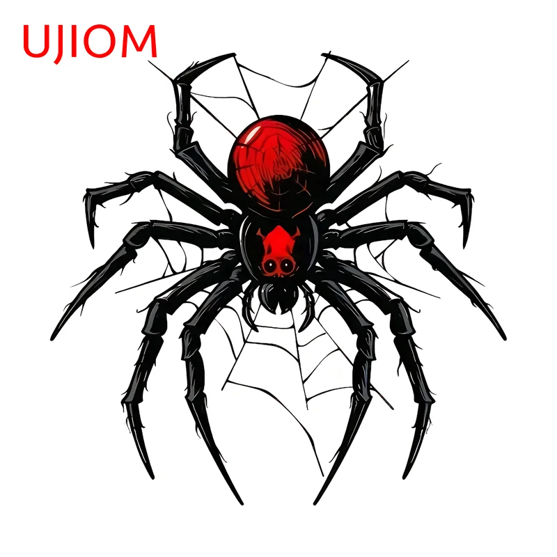 UJIOM Cute Scary Spider Baby Wall Sticker Eye Catching Funny Kitchen Bedroom Decal Hot Selling Cupboard Vestibulec Decor