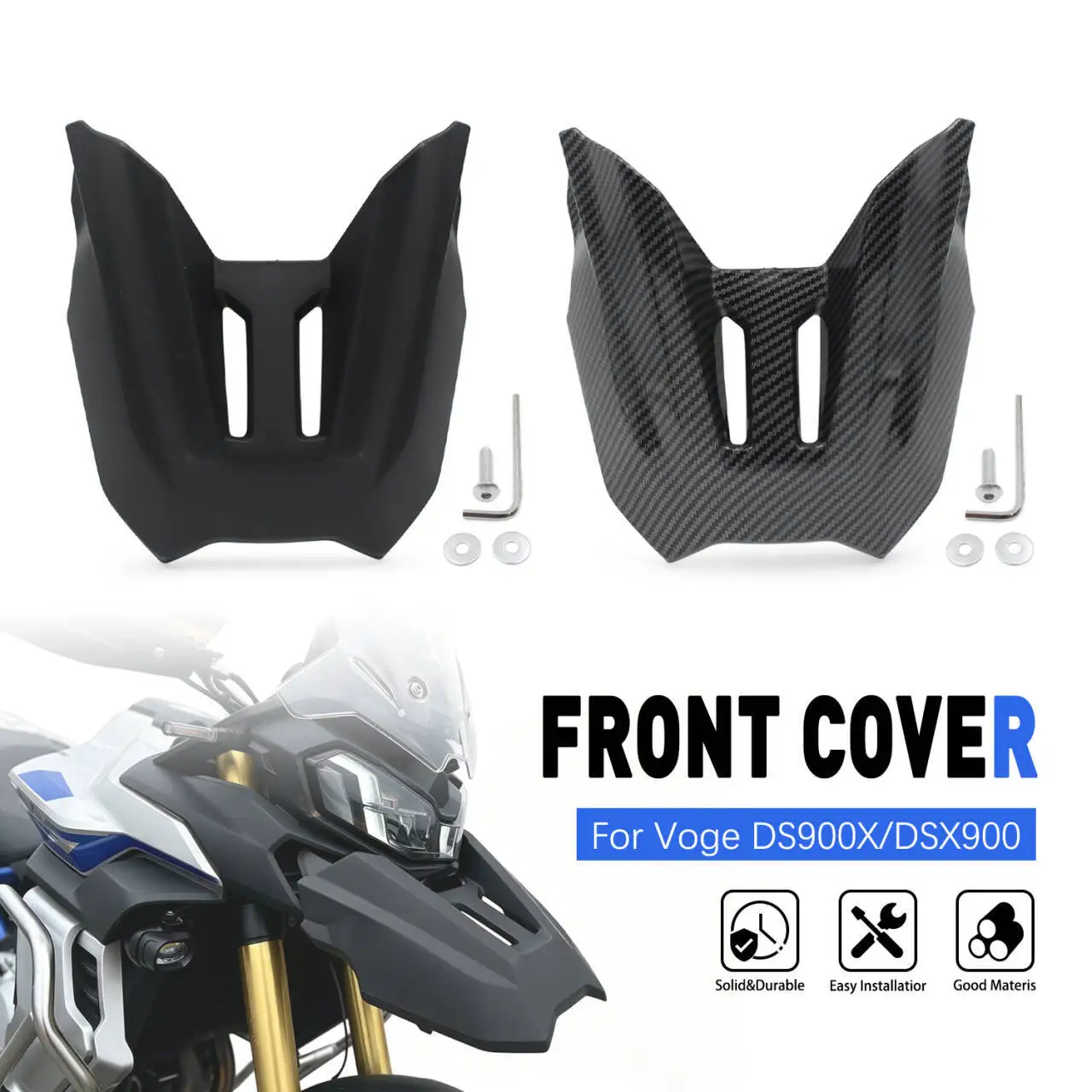

For Voge DS900X DSX900 2024 Accessories Voge DS 900X Front Extension Beak Arrows Covers Wheel Extender Cover Motocycle Fairing