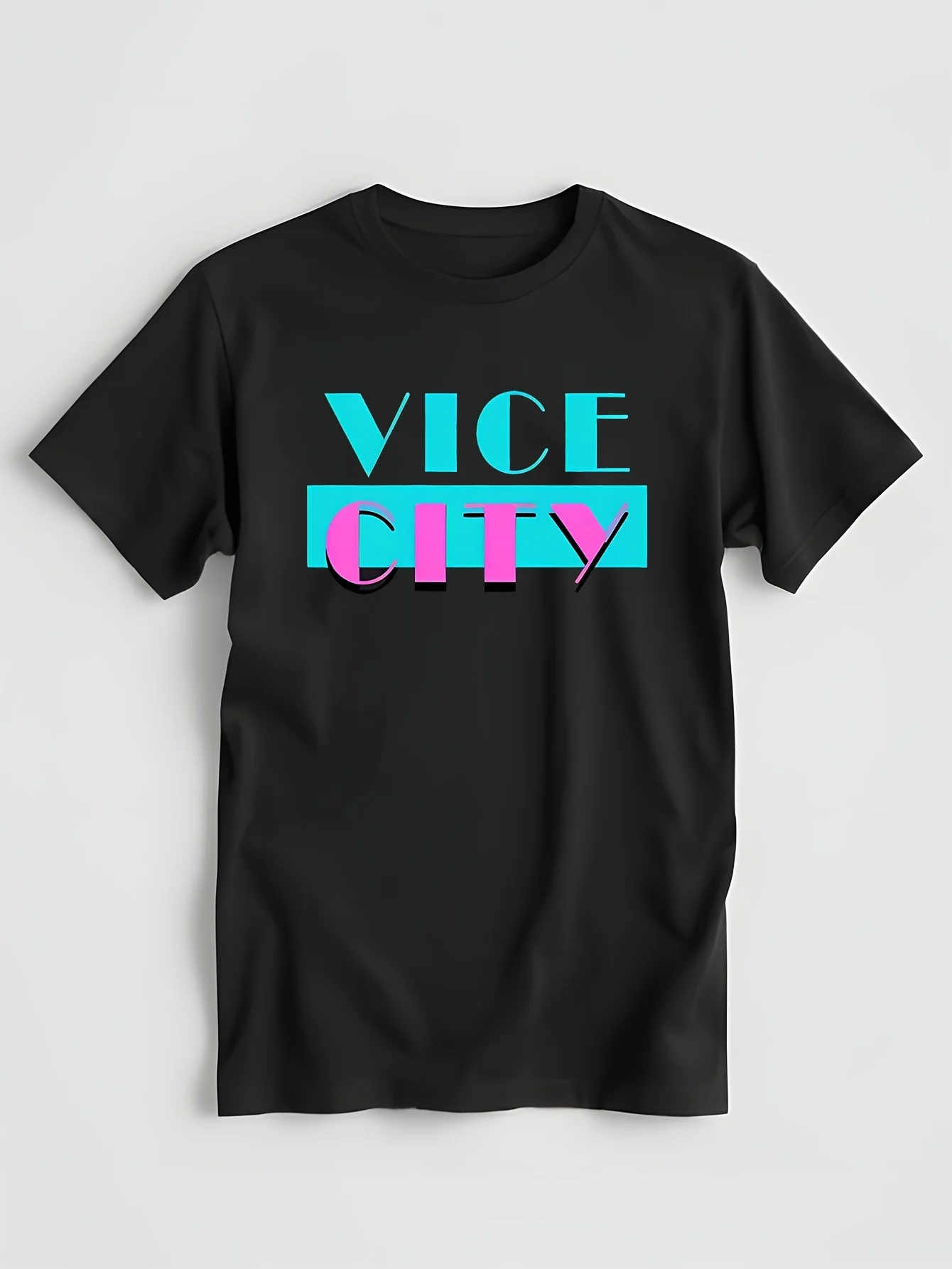 GTA Grand Theft Auto Game Fabric TShirt Vice City Classic T Shirt Leisure Men Clothes Ofertas White