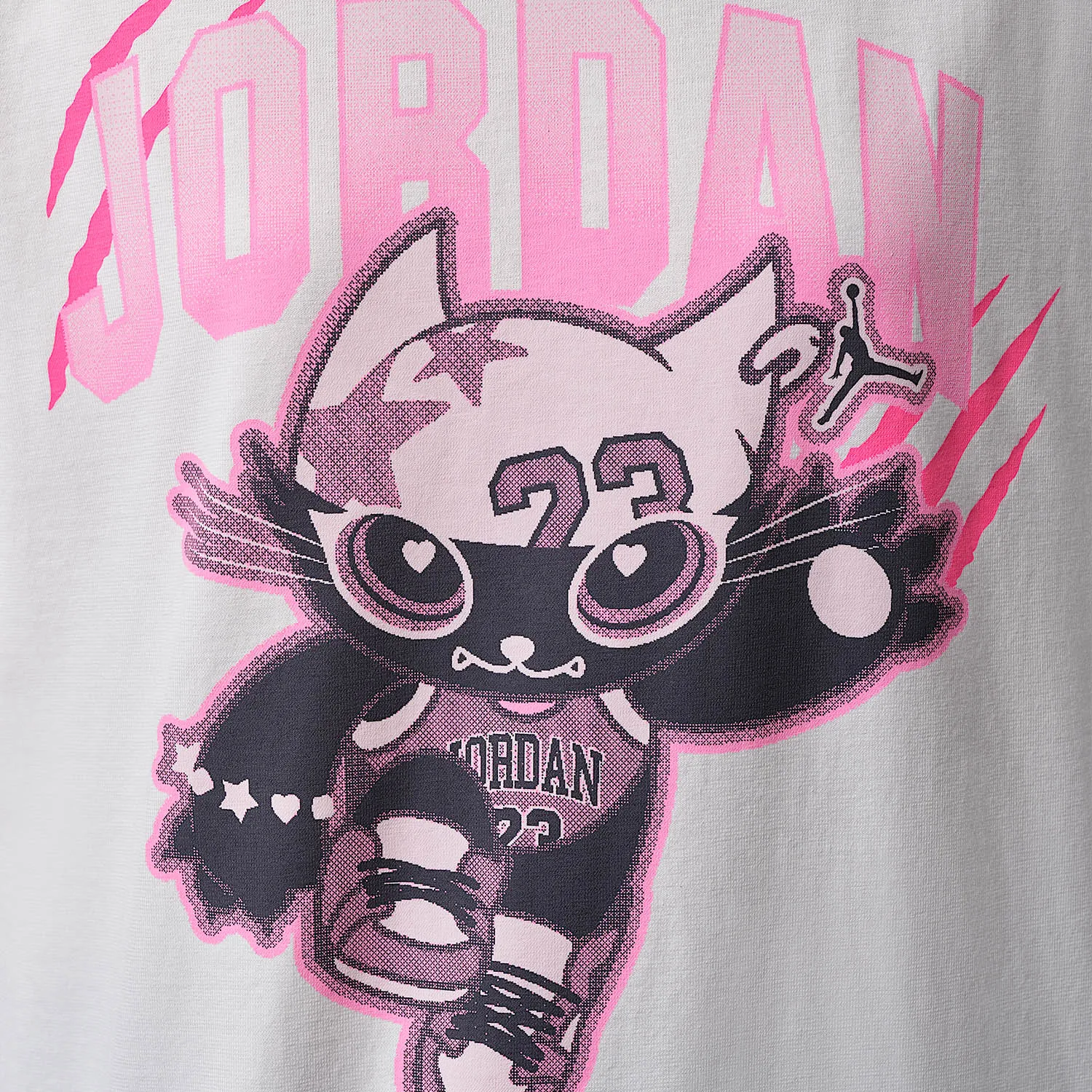 Nike genuine JORDAN women's loose, trendy, soft and casual printed T-shirt IR7007-100 view 4