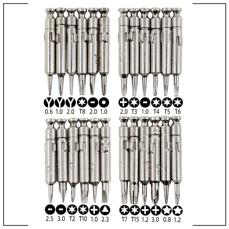 25 in one screwdriver set, fine screwdriver, mobile phone clock disassembly and repair combination tool, buckle