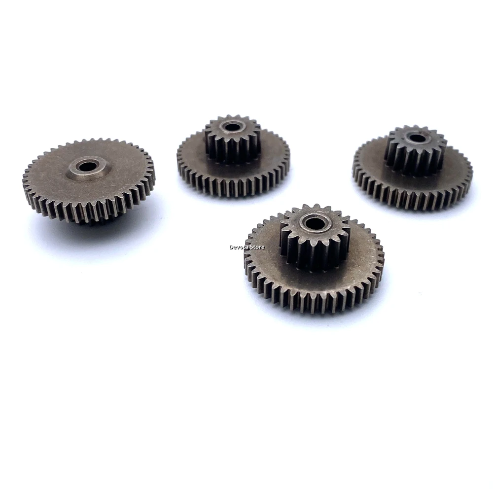 0.6M 16T-44T 3MM Metal Double Gear 16/44 Teeth DIY Model Accessories