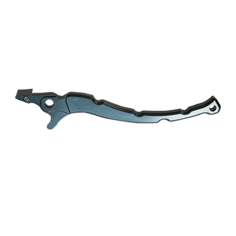 Modified Aluminum Hydraulic Disc Brake Levers, Titanium Color Left & Right Brake Handles for E-bike & Electric Motorcycle