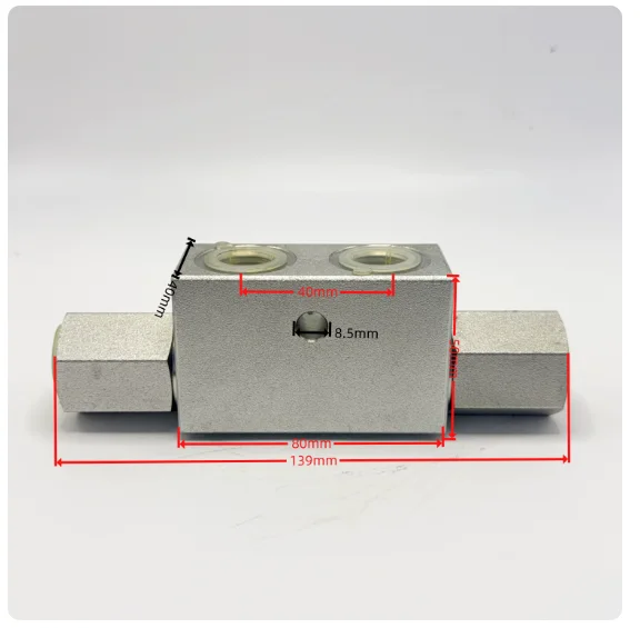 DPOCV VBPDE Dual Pilot Operated Check Valve Tubular Hydraulic Lock Counterbalance for Crane Outrigger