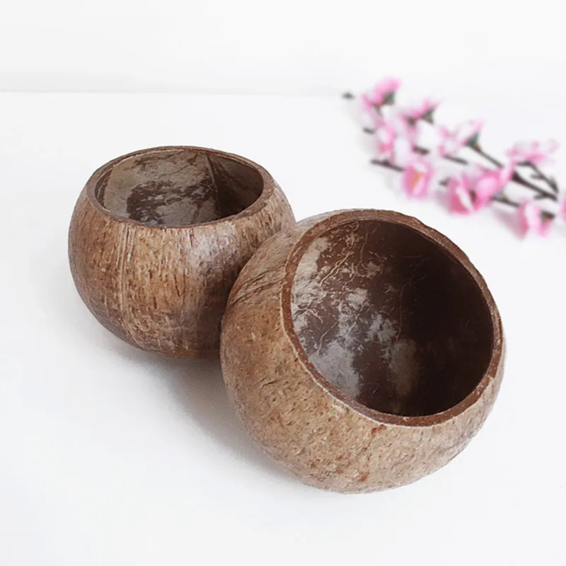 Natural Coconut Candle Bowl Retro Coconut Bowl Candle Maker