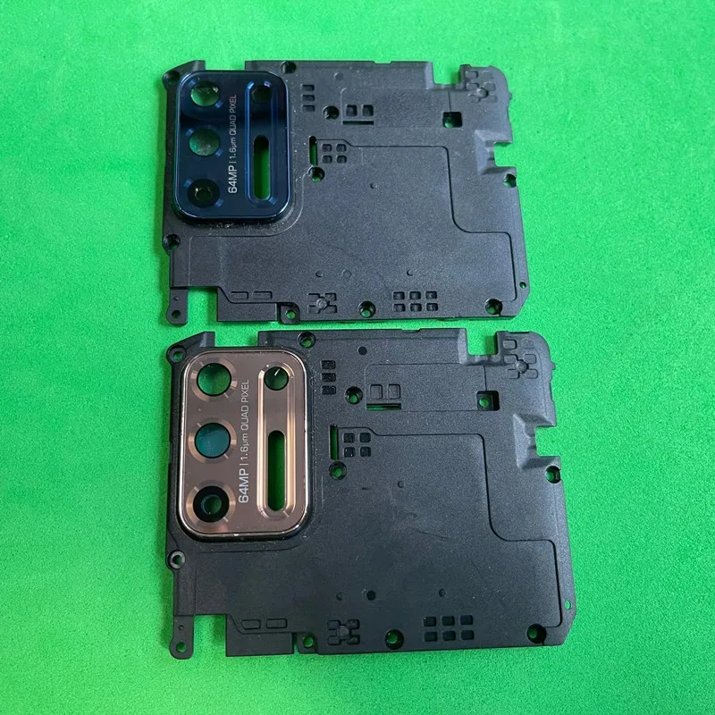 

For Motorola Moto G9 Plus XT2087 G9Plus Middle Frame Housing Chassis Bezel Frame + Back Camera Glass Lens