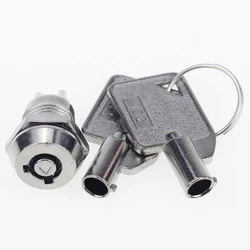 1set ON/OFF Key Switch D102 12mm Micro Barrel Electronic Key Lock Switch 2 Positon With Key 2 2A 250VAC /4A 125VAC