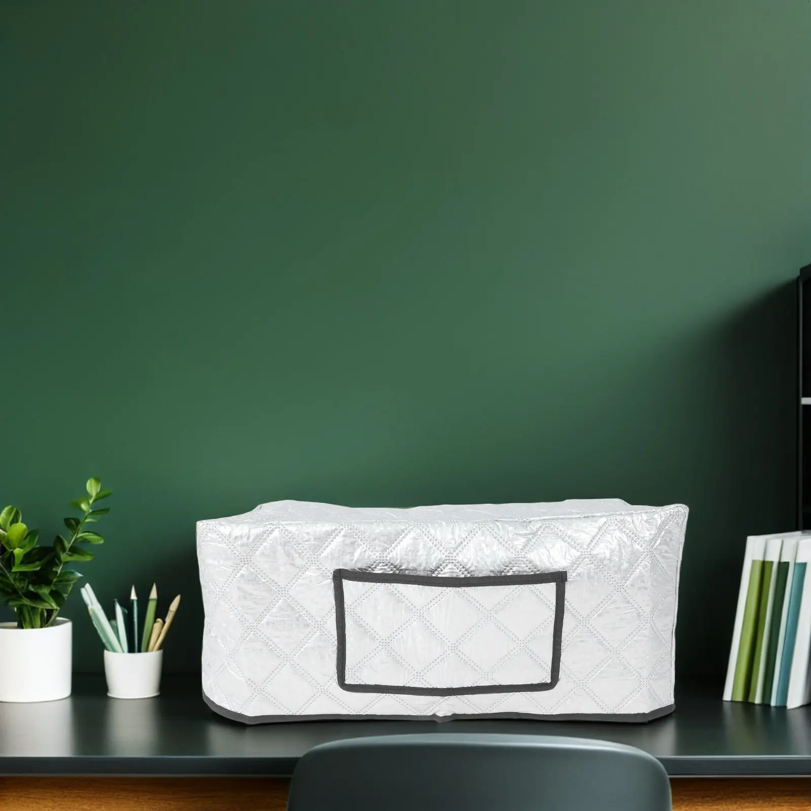 Sewing Machine Dust Cover Foldable Design Moisture Proof Protector Storage Pocket 23.6x10.6x10 Sewing Machine Protective Cover