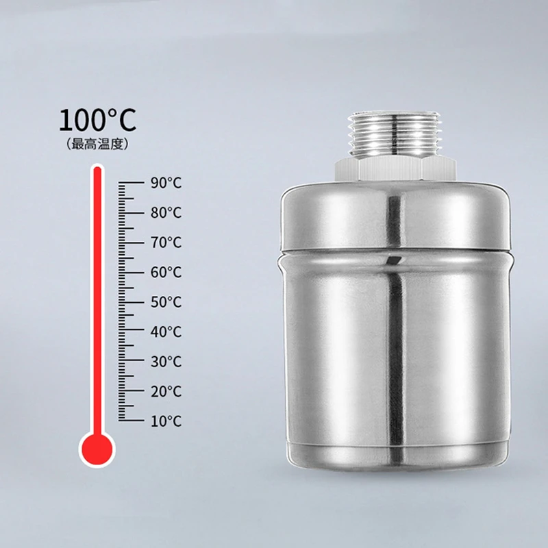 304 Stainless Steel Float Valve Automatic Water Level Controller Float Valve For Water Tower Tank Kitchen Faucet