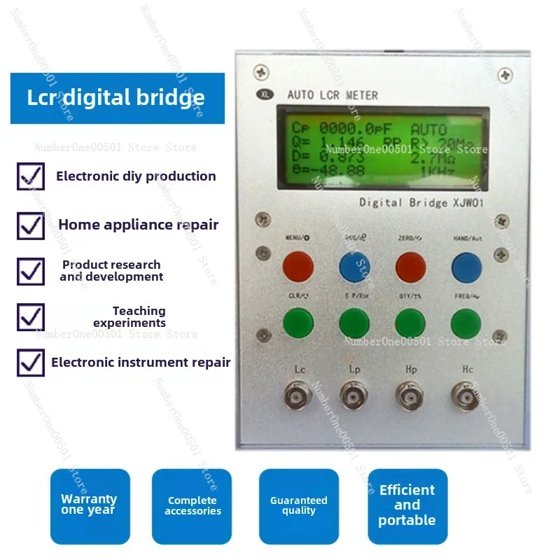 XJW01 Teacher Xu Digital Bridge 7.8K LCR Bridge Tester, Resistance Inductor Capacitance ESR Test