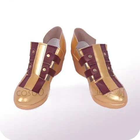 Anime Wonder Cosplay Damskor för Diana Cosplay Skor Stövlar Läder PU-läder Stridskostym Skor 10 best sales Wonder Woman-stövlar - №1