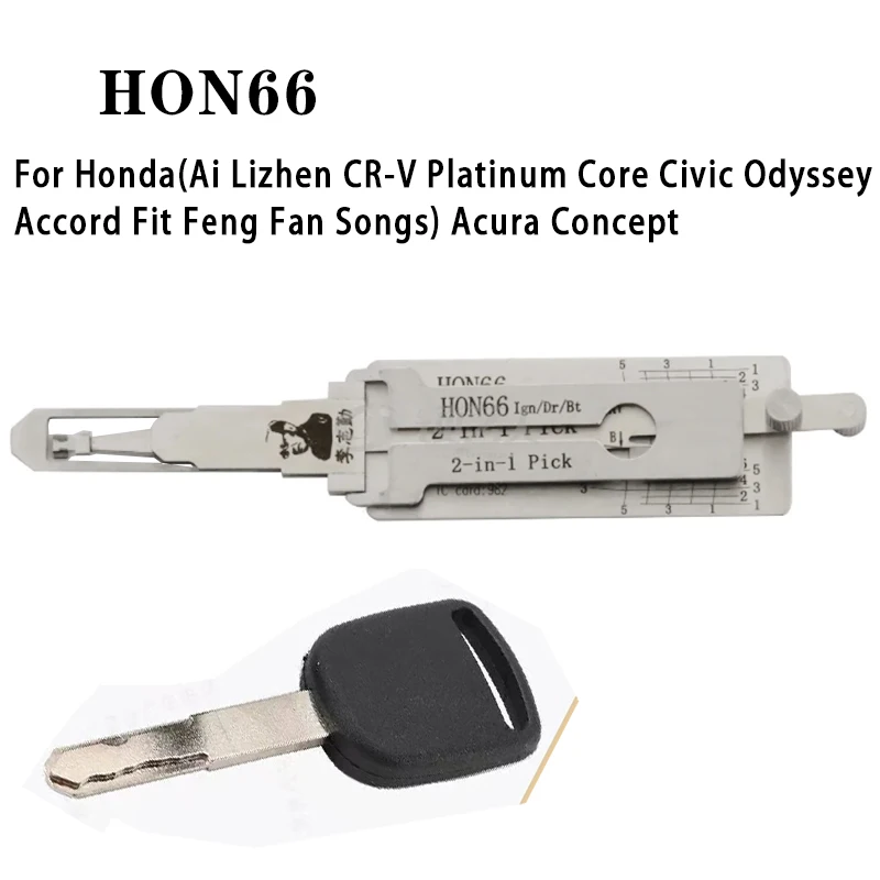 LISHI 2-in-1-Decoder für Volkswagen, Audi, Mercedes-Benz, Skoda, Porsche, Ford, Chevy, Buick, Hyundai, Toyota, BMW Schlosswerkzeug