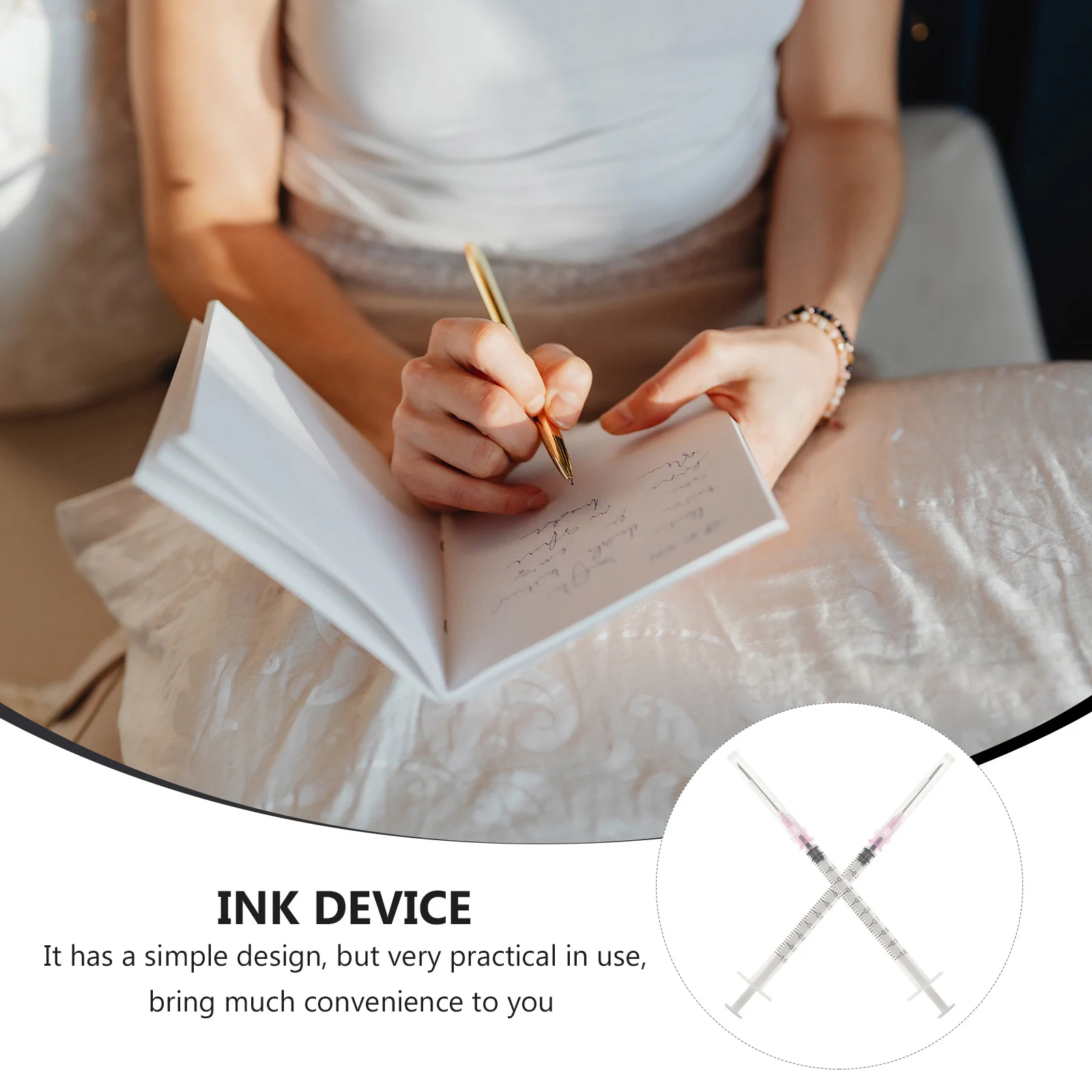 

Upgraded Stainless Steel Ink Syringe Filler for Fountain Pen Smooth Long-Lasting Writing Tool Pen Ink Absorption Device