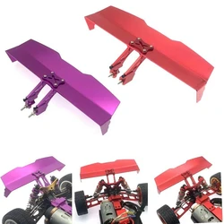 Accesorios de ala trasera de Metal para LC RACING L6147 1/14 TRUGGY wing wltoys 144001 124019 124017 piezas de actualización