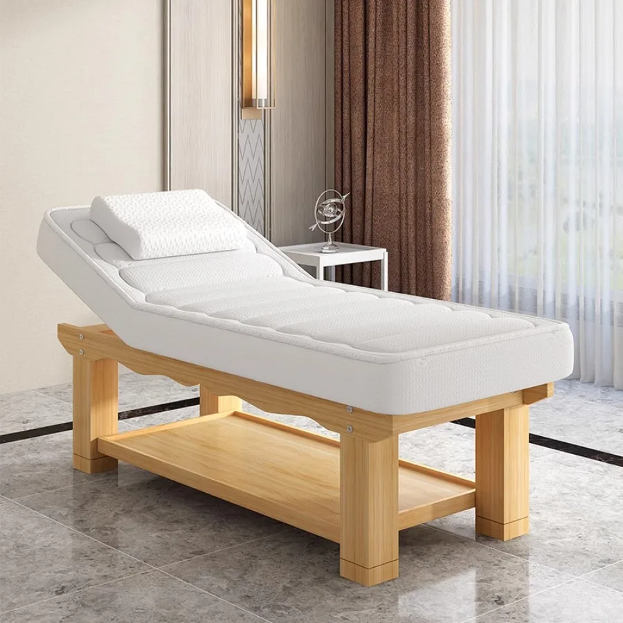 Leg Wood Massage Table Topper Memory Foam Professional Massage Table Neck Support Matrass Adjustable Pillow Camillas Bed Table