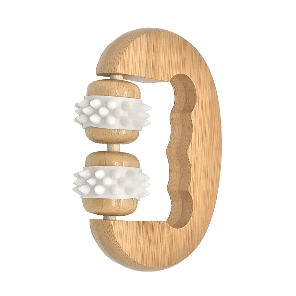 

Massager Roller Handheld Stick Beads Shaped Portable Foot Body Utensil Manual Rolling Massaging Device Practical Whole Miss