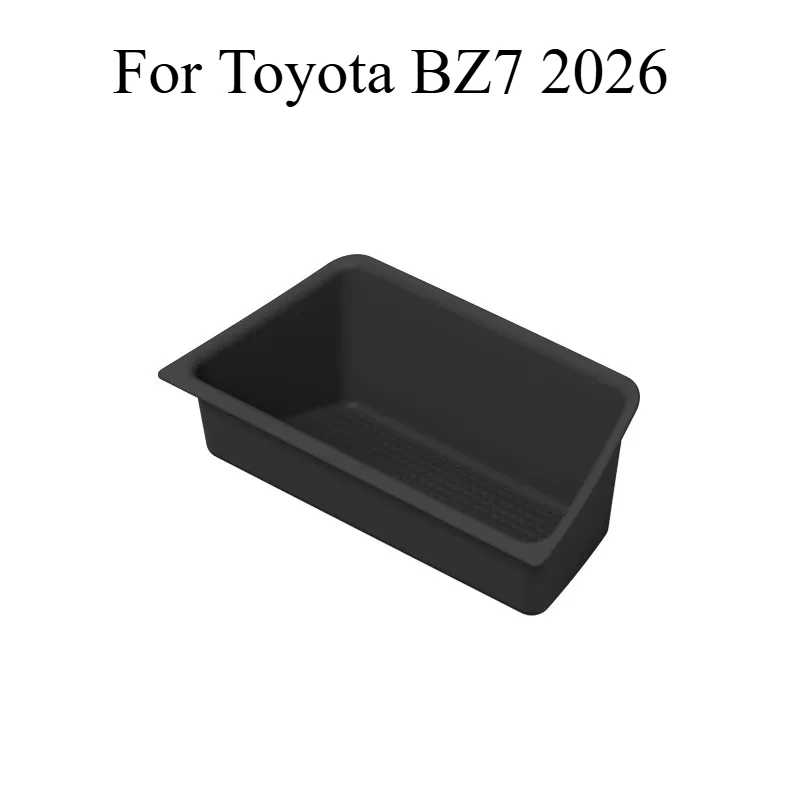 

For Toyota BZ7 2026 Center Console Organizer Custom Interior Storage Tray & Armrest Box, ABS Multi-Functional Accessories