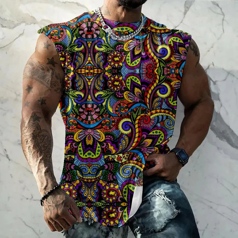 Summer Casual Loose Stringer Singlet Vest Clothing Bodybuilding Sporty Tank Tops Men Gyms Fitness Workout Sleeveless Shirt