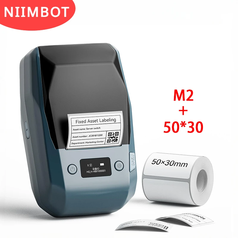 Niimbot M2 or B1 or Paper Portable Thermal Label Printer Self-adhesive White Sticker Mini TWS Printer PET