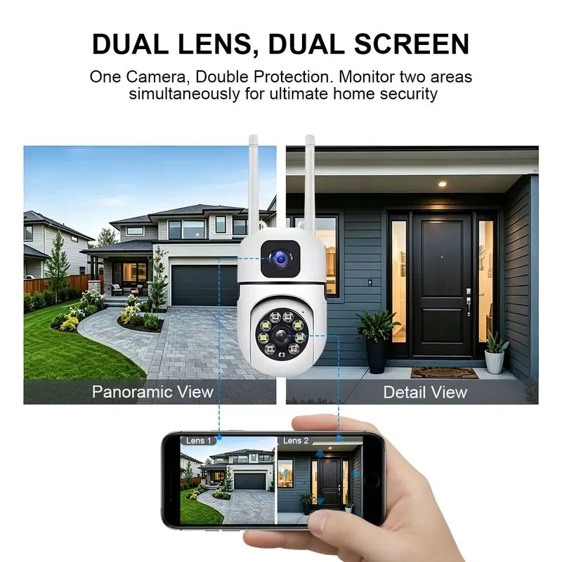 CB018 3MP HD Wireless Security Camera Bluetooth Easy Network Connection 2.4G WiFi Two Way Audio Human Motion Detection