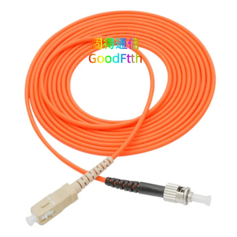 Patch Cord Lead SC-ST ST-SC 62.5/125 OM1 Simplex Cable Jumper Patchcord GoodFtth