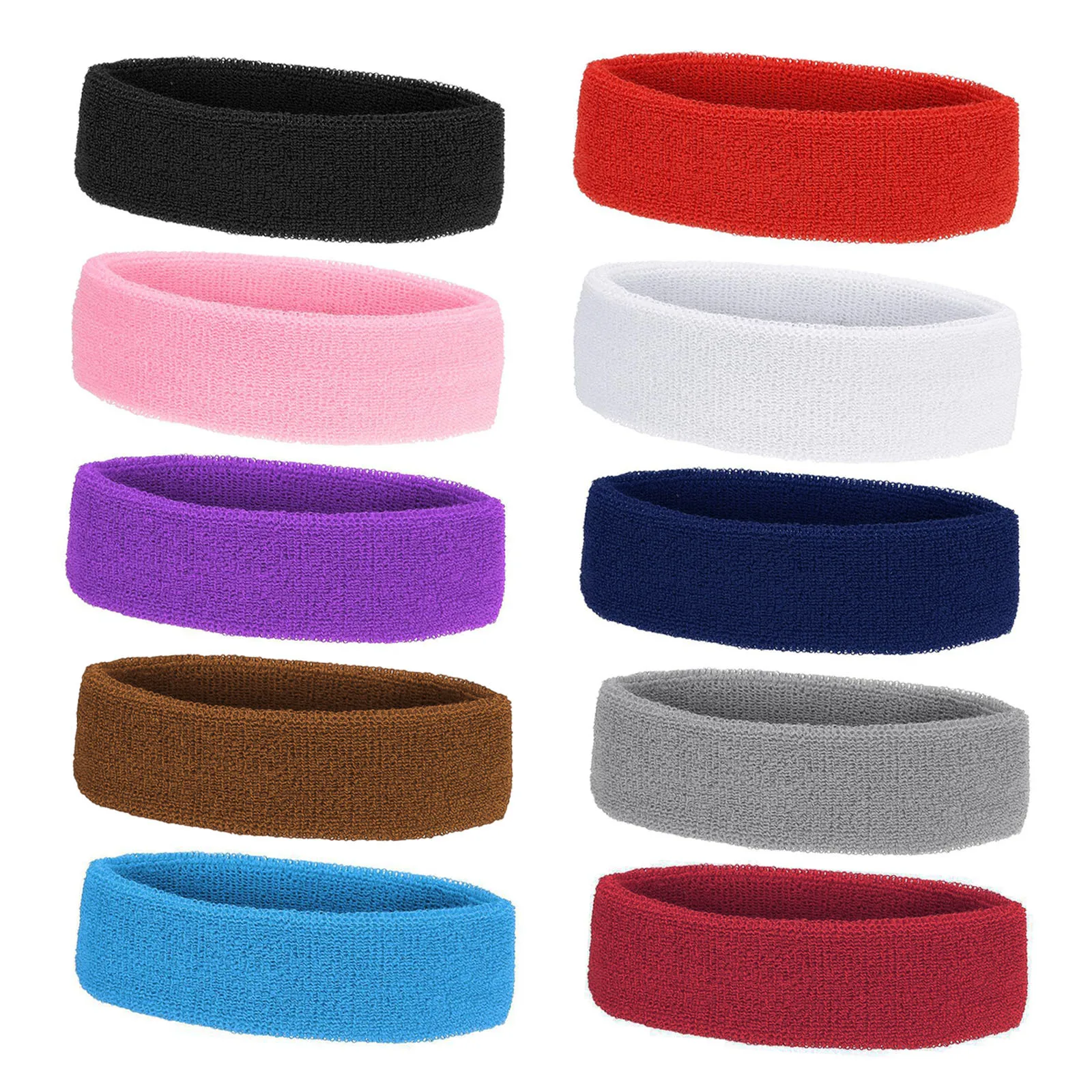New 1pc Yoga Exercise Sweatband Absorbent Headband Quick-Drying Fitness Headband