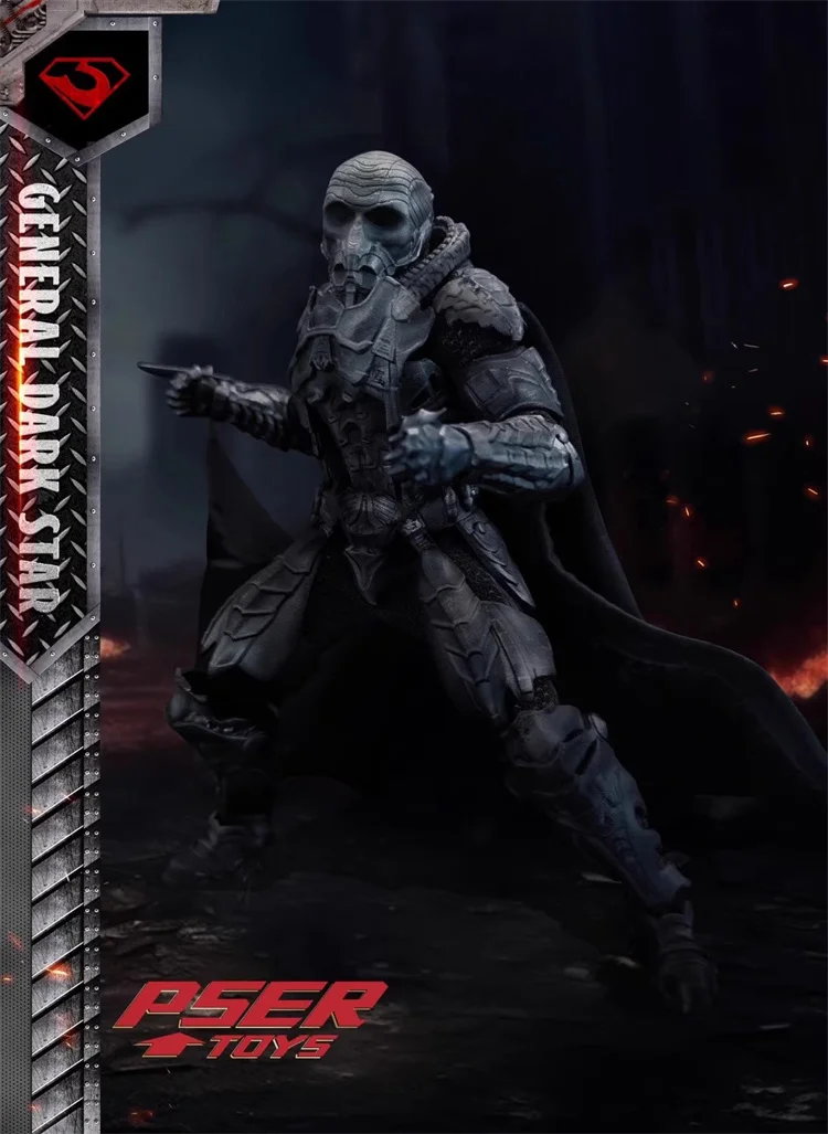 Oryginalny PSERTOYS 1/12 Skala Wojskowy Dowódca Stalowy Kryptonitowy General Dru-Zod 6-calowy Pełny Zestaw Figurka Model Zabawki Dostępny od Ręki